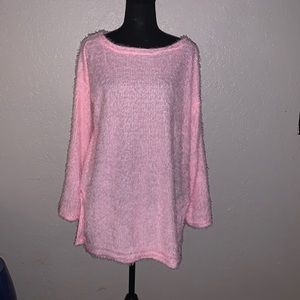 Pink Fuzzy Women's Tunic